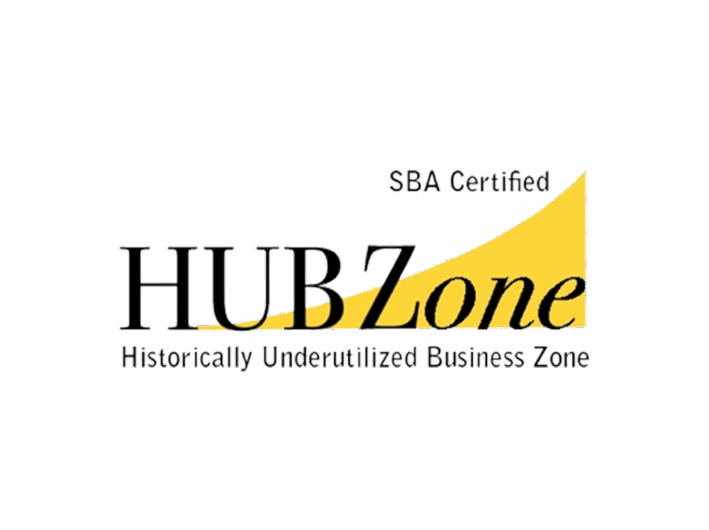 SBA Certified HUB Zone Historically Underutilized Business Zone